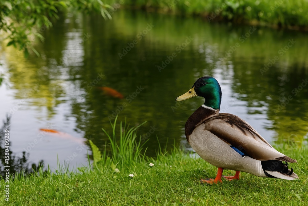 Fototapeta premium Stroll through the green spaces