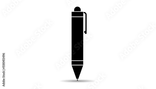 Simple black pen icon