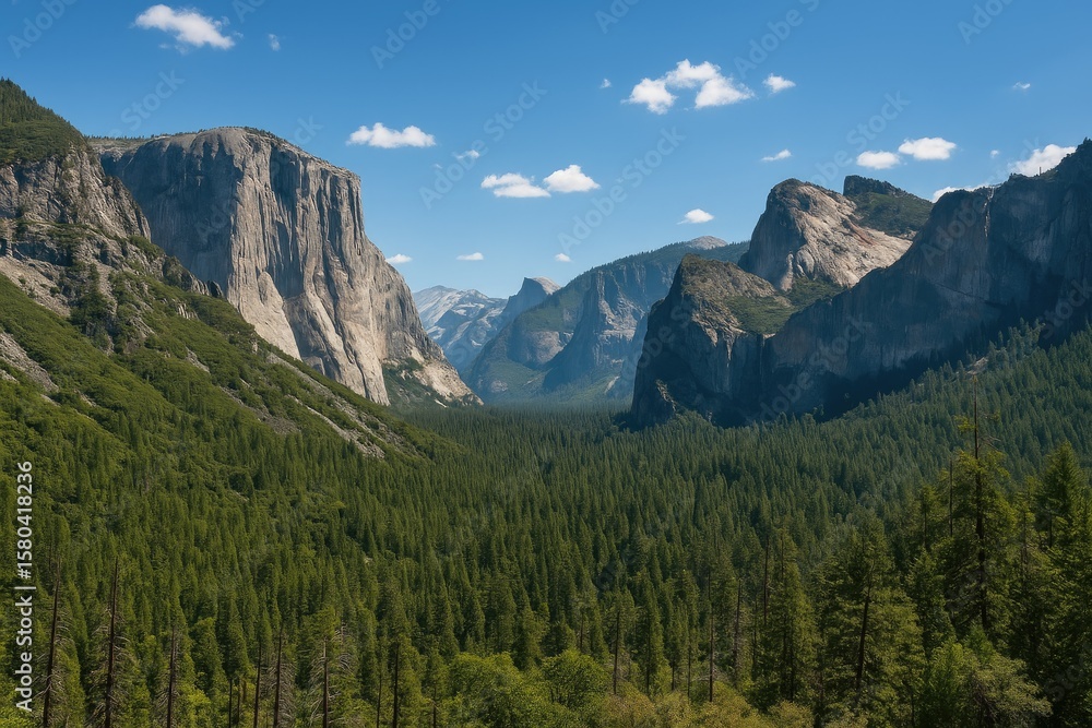 Scenic overlook of the majestic canyon within a renowned national park Scenic overlook of the majestic canyon within a renowned national park