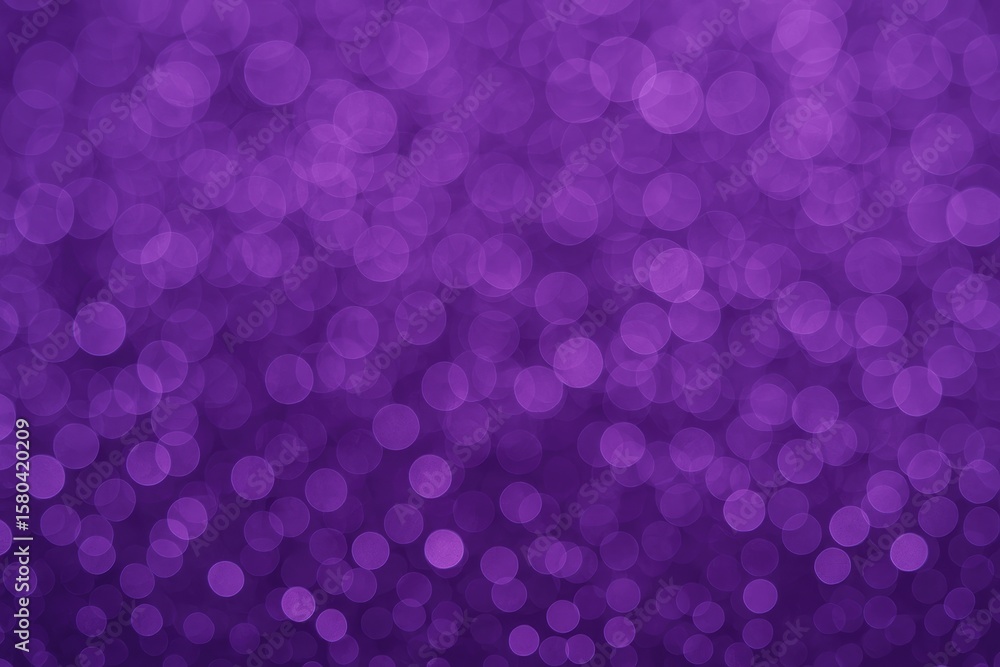 Blurred purple bokeh lights creating an abstract backdrop Blurred purple bokeh lights creating an abstract backdrop