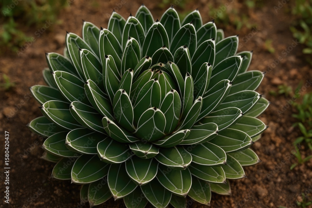 The Royal Agave: Queen Victoria Agave (Agave victoriae-reginae) The Royal Agave: Queen Victoria Agave (Agave victoriae-reginae)