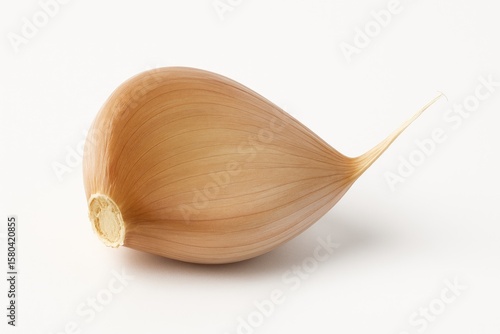 Wallpaper Mural Single garlic bulb isolated on a white background Torontodigital.ca