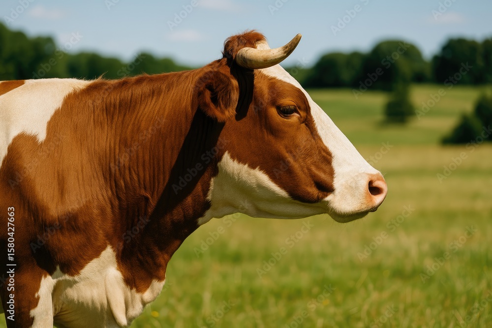 A Cow's Side View A Cow's Side View