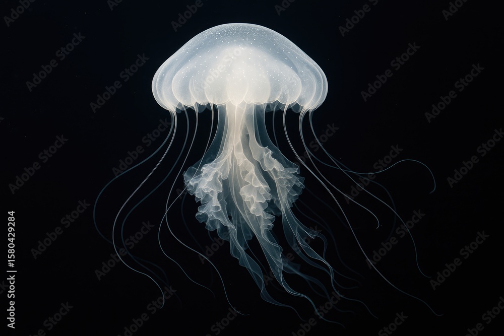 Fototapeta premium Capture stunning images of mesmerizing jellyfish