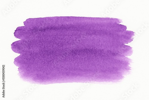 Lavender-colored paintbrush on a plain white backdrop