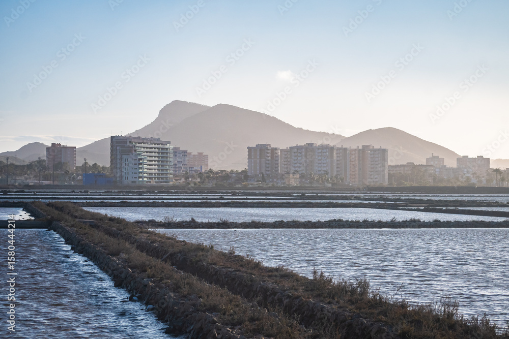 Obraz premium Landscape of Calblanque Beach, Cartagena (Spain)
