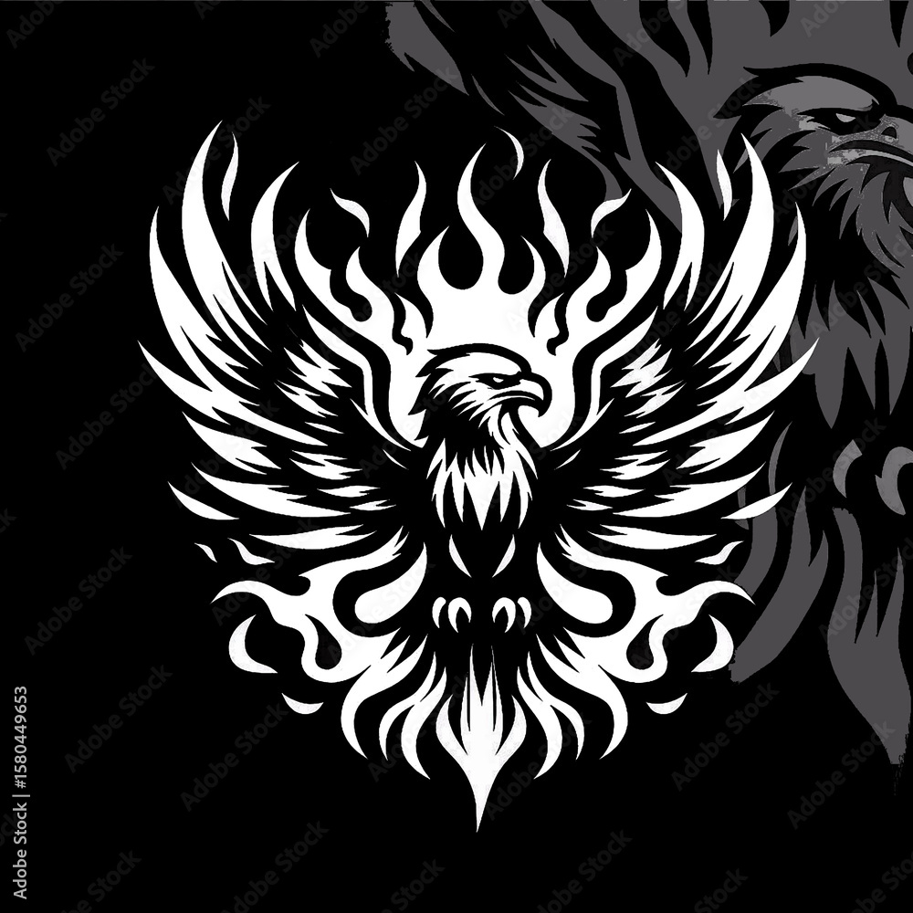 Fototapeta premium eagle with wings