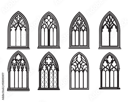 Gothic Window Svg