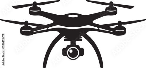Flying Drone Silhouette Vector

Modern Quadcopter Design Illustration

Aerial Drone in Flight Clipart

Tech Drone Silhouette Icon Art

Remote-Control Drone Vector Graphic