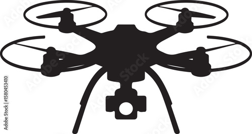 Flying Drone Silhouette Vector

Modern Quadcopter Design Illustration

Aerial Drone in Flight Clipart

Tech Drone Silhouette Icon Art

Remote-Control Drone Vector Graphic