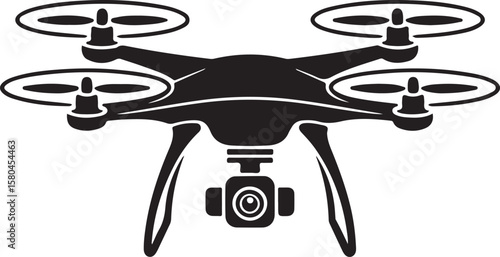 Flying Drone Silhouette Vector

Modern Quadcopter Design Illustration

Aerial Drone in Flight Clipart

Tech Drone Silhouette Icon Art

Remote-Control Drone Vector Graphic