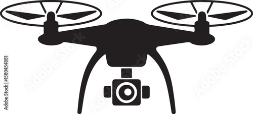 Flying Drone Silhouette Vector

Modern Quadcopter Design Illustration

Aerial Drone in Flight Clipart

Tech Drone Silhouette Icon Art

Remote-Control Drone Vector Graphic