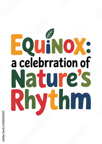 Autumnal Equinox Quote Typography T-Shirt Design