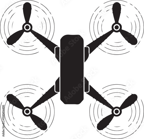 Flying Drone Silhouette Vector

Modern Quadcopter Design Illustration

Aerial Drone in Flight Clipart

Tech Drone Silhouette Icon Art

Remote-Control Drone Vector Graphic