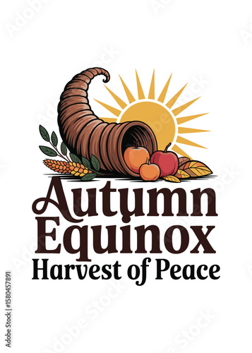 Autumnal Equinox Quote Typography T-Shirt Design