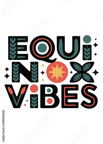Minimalist Autumnal Equinox Quote Typography T-Shirt Design