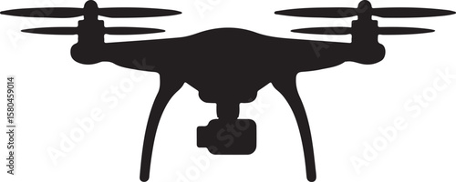 Flying Drone Silhouette Vector

Modern Quadcopter Design Illustration

Aerial Drone in Flight Clipart

Tech Drone Silhouette Icon Art

Remote-Control Drone Vector Graphic