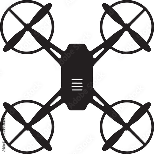 Flying Drone Silhouette Vector

Modern Quadcopter Design Illustration

Aerial Drone in Flight Clipart

Tech Drone Silhouette Icon Art

Remote-Control Drone Vector Graphic