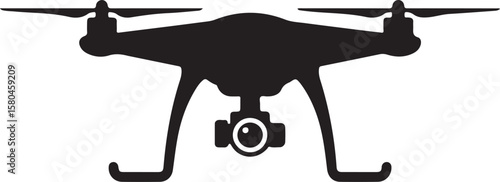 Flying Drone Silhouette Vector

Modern Quadcopter Design Illustration

Aerial Drone in Flight Clipart

Tech Drone Silhouette Icon Art

Remote-Control Drone Vector Graphic