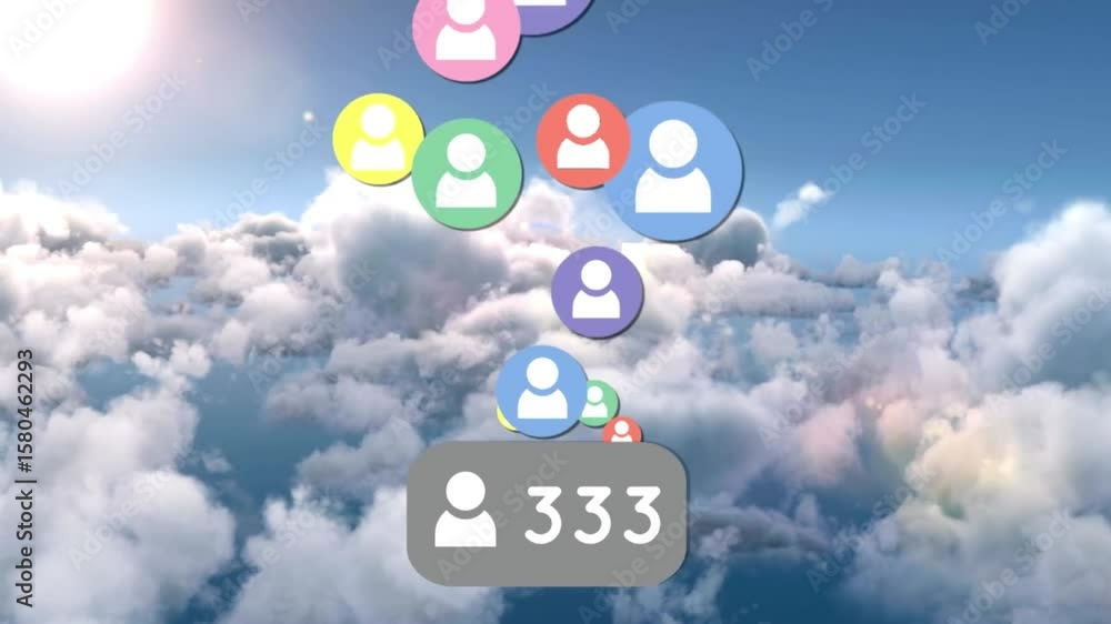 Social Media Followers Growth with Numbers Social Media Followers Growth with Numbers