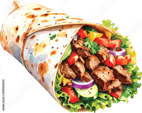 Shawarma wrap - 5