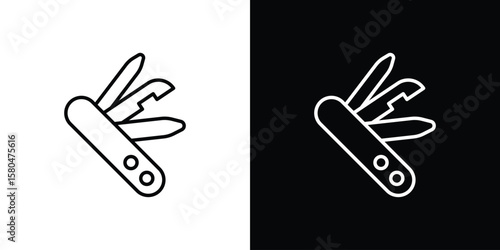 Foto Swiss Knife icon with Editable stroke. Pixel perfect.
