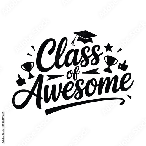 class of awesome t shirt design