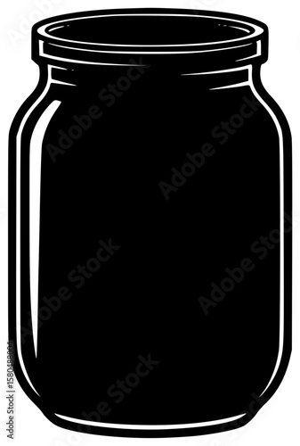 money illustration currency silhouette jar logo cash icon finance outline coin banking business penny investment bank economy glass savings shape tree vector graphic background
