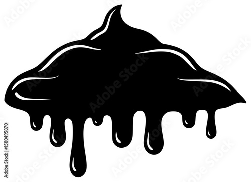 dessert illustration snack silhouette chocolate logo food icon sandwich outline waffle cone melting scoopswe et treat dessert bite sprinkles burst shape treat vector graphic background