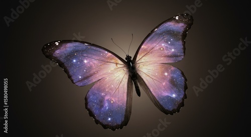 Cosmic Butterfly: Galaxy Wings, Mystical Creature