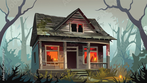 old house in the woods