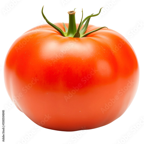 Wallpaper Mural Red tomatoes, one of the red tomatoes isolated, light falling on it from an angle making it more visible and attractive, transparent background Torontodigital.ca