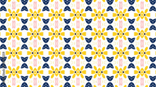Seamless pattern design great for fabric and wall decor.