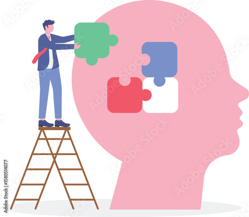 Inner mental intelligence and logic process visualization.

