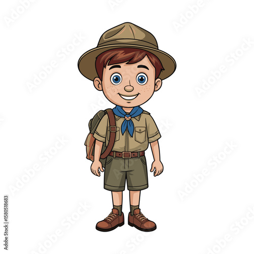 cartoon character of a man