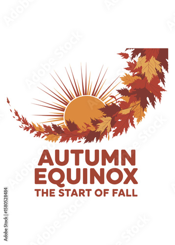 Typography T-Shirt Design On Autumnal Equinox Quote