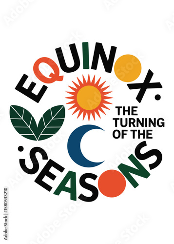 Typography T-Shirt Design On Autumnal Equinox Quote