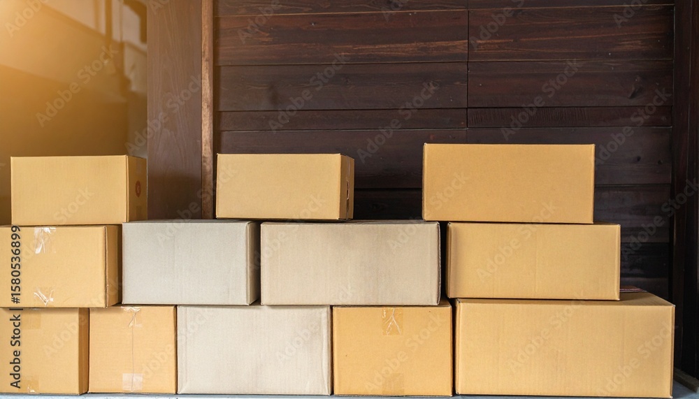 Minimal Stack of Cardboard Boxes in Pyramid Shape for Shipping, Logistics, and E-Commerce Packaging Display
Minimal Stack of Cardboard Boxes in Pyramid Shape for Shipping, Logistics, and E-Commerce Packaging Display