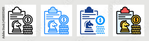 Financial Strategy Icon