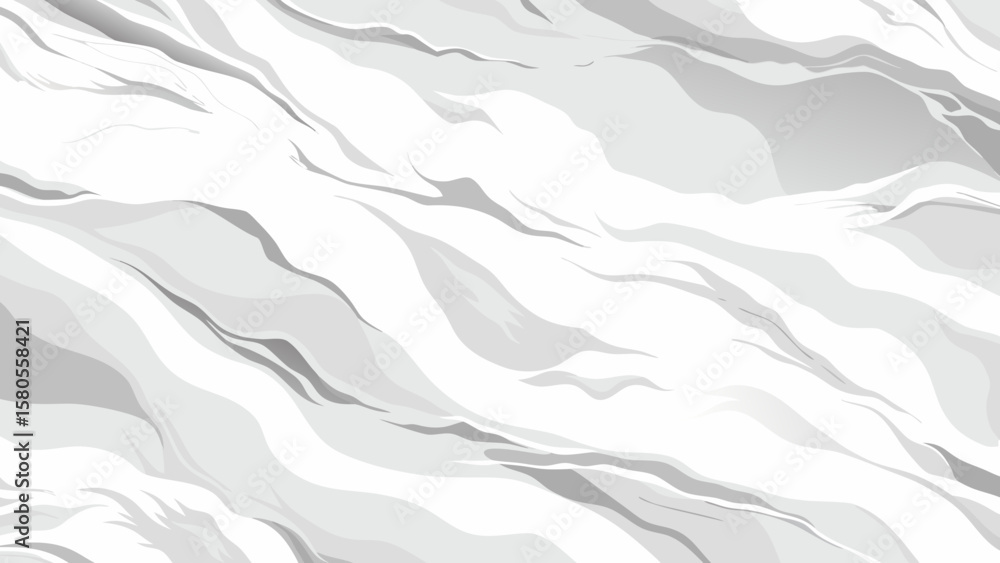 Obraz premium Vector art of the monochrome marble texture features shades of white and gray creating a minimalist and elegant background