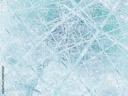 Grunge abstract background texture of many lines, resembling ice. Fractal render.