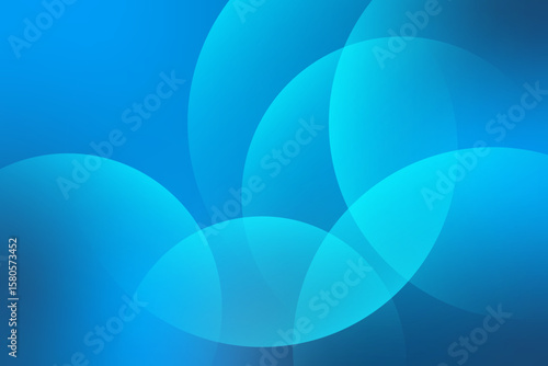 Minimalist Blue Background with Abstract Circle. Bg. Abstract Business Wallpaper. Vibrant. Vector Illustration
