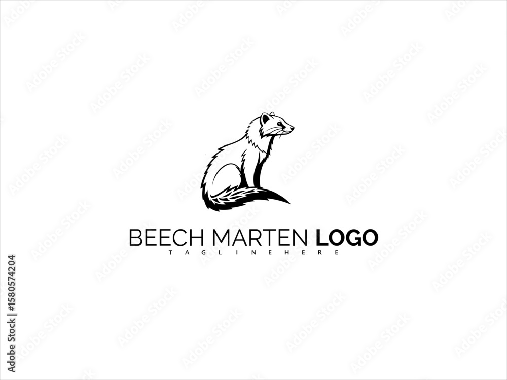 Elegant Beech Marten Logo Design for Conservation Packaging. Bold Line Art Vector Ideal for Wildlife Brands, Nature Products, and Organic Business Identity.
Elegant Beech Marten Logo Design for Conservation Packaging. Bold Line Art Vector Ideal for Wildlife Brands, Nature Products, and Organic Business Identity.