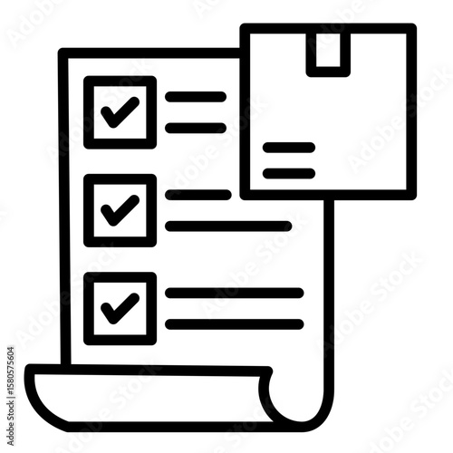Goods Receipt  Icon Element For Design