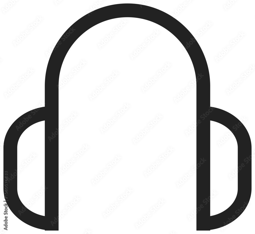 Obraz premium 심플 라인 주변기기 아이콘