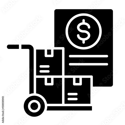Purchase Order  Icon Element For Design