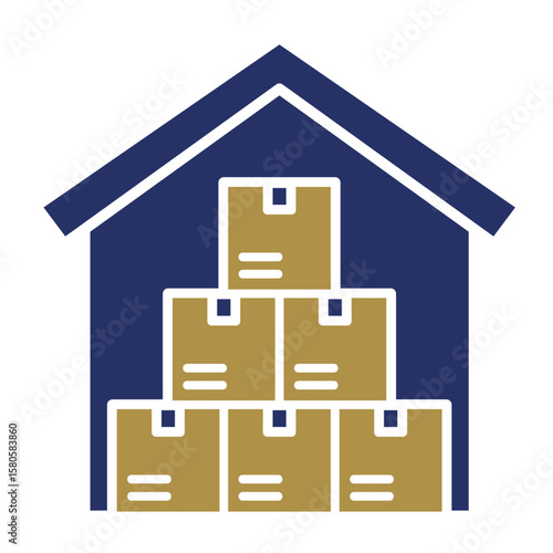 Stockroom  Icon Element For Design