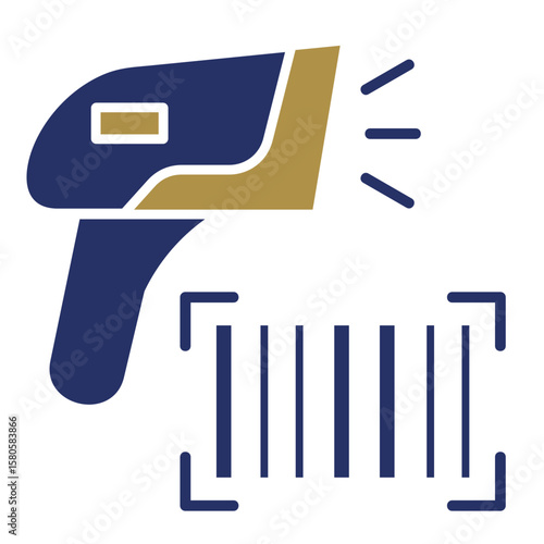 Barcode Scanner  Icon Element For Design