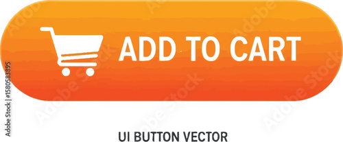 Orange add to cart button with shopping cart icon for online retail.