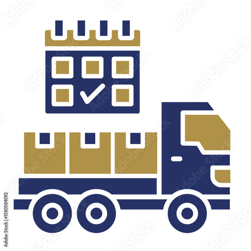 Delivery Schedule  Icon Element For Design
